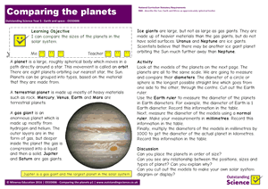 Year 5 Earth and space | Outstanding Science